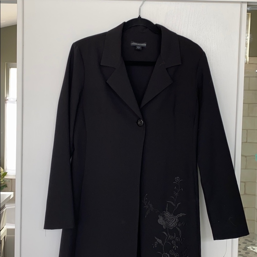 Black blazer pea coat